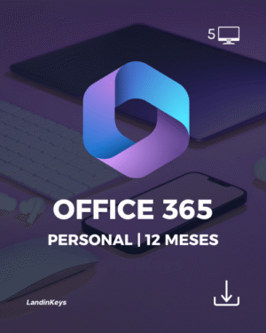 Office 365 Personal 1TB para 5 Dispositivos - 12 meses de Suscripción